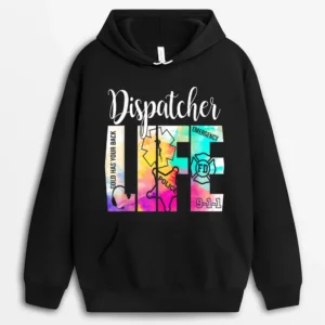 911 Police Emergency Dispatcher Hoodie - Black