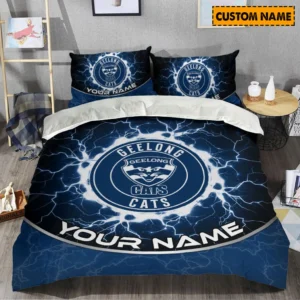 Geelong Cats AFL Bedding Set AFL08120624029, Gift For Fan Geelong Cats