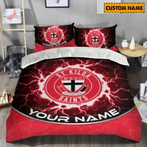 St Kilda AFL Bedding Set AFL08120624030, Gift For Fan St Kilda