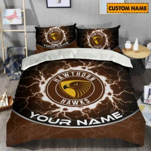 Hawthorn AFL Bedding Set AFL08120624034, Gift For Fan Hawthorn
