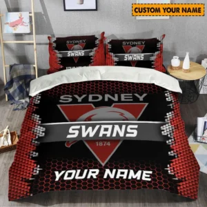 Sydney Swans AFL Bedding Set AFL08120624040, Gift For Fan Sydney Swans