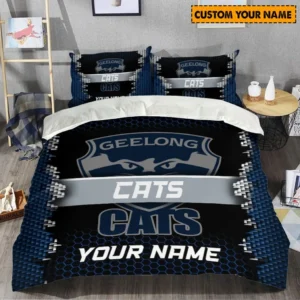 Geelong Cats AFL Bedding Set AFL08120624049, Gift For Fan Geelong Cats