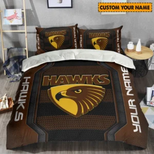 Hawthorn AFL Bedding Set AFL08120624057, Gift For Fan Hawthorn
