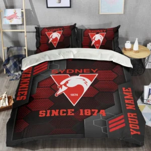 Sydney Swans AFL Bedding Set AFL08120624083, Gift For Fan Sydney Swans