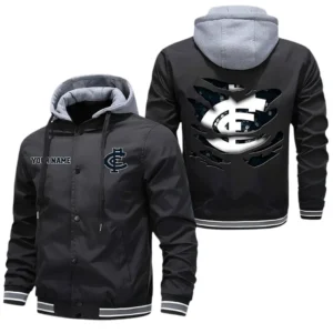 Carlton AFL Hooded Windbreaker Jacket AFL08120624102, Gift For Fan Carlton