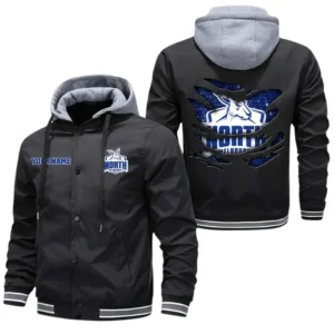 North Melbourne AFL Hooded Windbreaker Jacket AFL08120624111, Gift For Fan North Melbourne