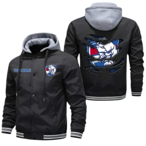 Western Bulldogs AFL Hooded Windbreaker Jacket AFL08120624117, Gift For Fan Western Bulldogs