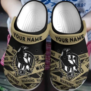 Collingwood AFL Crocs AFL08120624232, Gift For Fan Collingwood