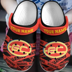 Gold Coast Suns AFL Crocs AFL08120624233, Gift For Fan Gold Coast Suns