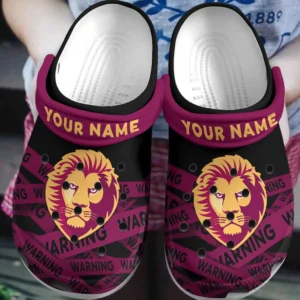 Brisbane Lions AFL Crocs AFL08120624241, Gift For Fan Brisbane Lions