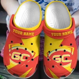Gold Coast Suns AFL Crocs AFL08120624252, Gift For Fan Gold Coast Suns