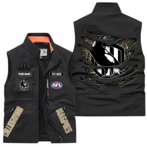 Collingwood AFL Outdoor Sleeveless Vest AFL08120624333, Gift For Fan Collingwood