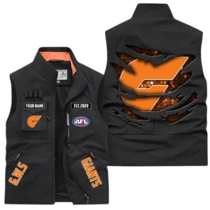 Gws Giants AFL Outdoor Sleeveless Vest AFL08120624338, Gift For Fan Gws Giants