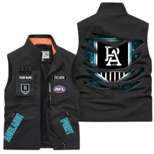 Port Adelaide AFL Outdoor Sleeveless Vest AFL08120624342, Gift For Fan Port Adelaide