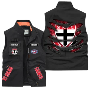 St Kilda AFL Outdoor Sleeveless Vest AFL08120624344, Gift For Fan St Kilda