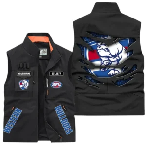 Western Bulldogs AFL Outdoor Sleeveless Vest AFL08120624347, Gift For Fan Western Bulldogs