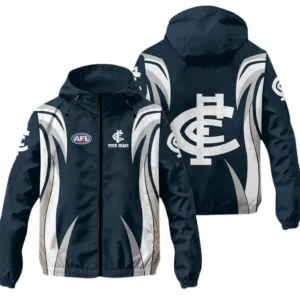Carlton AFL Windbreaker Jacket AFL08120724252, Gift For Fan Carlton