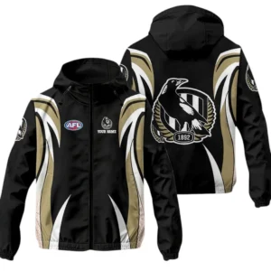 Collingwood AFL Windbreaker Jacket AFL08120724253, Gift For Fan Collingwood