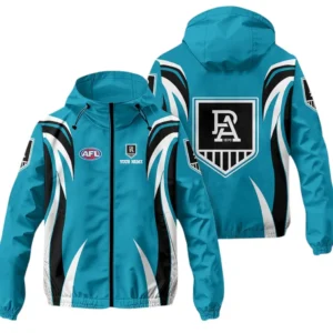 Port Adelaide AFL Windbreaker Jacket AFL08120724262, Gift For Fan Port Adelaide