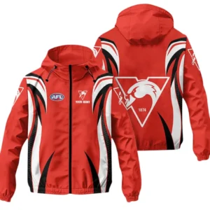 Sydney Swans AFL Windbreaker Jacket AFL08120724265, Gift For Fan Sydney Swans
