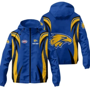 West Coast Eagles AFL Windbreaker Jacket AFL08120724266, Gift For Fan West Coast Eagles