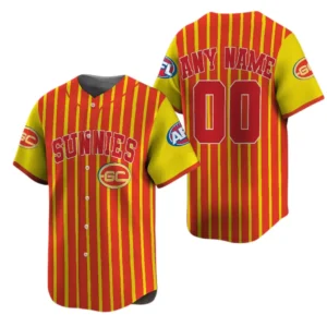Gold Coast Suns AFL Jersey MLB AFL08120724307, Gift For Fan Gold Coast Suns