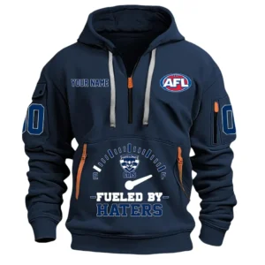 Geelong Cats AFL Hoodie Half Zip AFL09120424019, Gift For Fan Geelong Cats