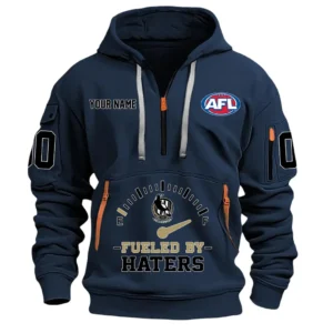 Collingwood AFL Hoodie Half Zip AFL09120424025, Gift For Fan Collingwood