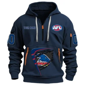 Adelaide Crows AFL Hoodie Half Zip AFL09120424177, Gift For Fan Adelaide Crows