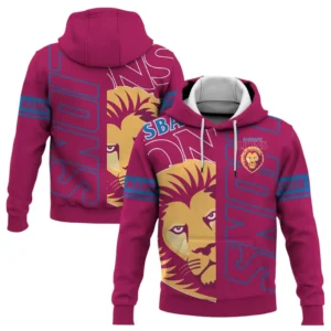 Brisbane Lions AFL Hoodie AFL09120424302, Gift For Fan Brisbane Lions
