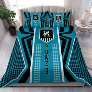 Port Adelaide AFL Bedding Set AFL09120424332, Gift For Fan Port Adelaide