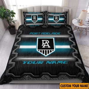 Port Adelaide AFL Bedding Set AFL10120924012, Gift For Fan Port Adelaide