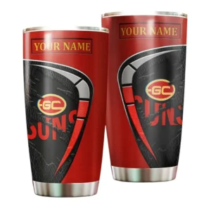 Gold Coast Suns AFL Tumbler 20oz AFL10120924023, Gift For Fan Gold Coast Suns