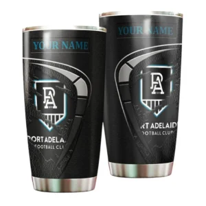 Port Adelaide AFL Tumbler 20oz AFL10120924028, Gift For Fan Port Adelaide