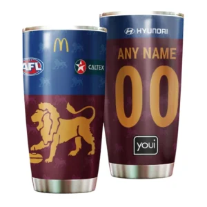 Brisbane Lions AFL Tumbler 20oz AFL10120924055, Gift For Fan Brisbane Lions