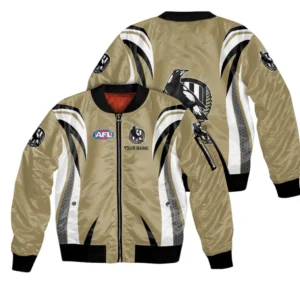 Collingwood AFL Bomber Jacket AFL10121024023, Gift For Fan Collingwood
