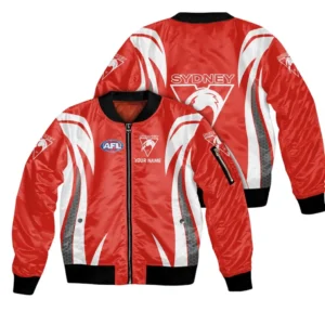 Sydney Swans AFL Bomber Jacket AFL10121024035, Gift For Fan Sydney Swans