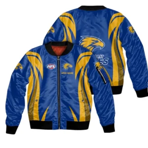 West Coast Eagles AFL Bomber Jacket AFL10121024036, Gift For Fan West Coast Eagles