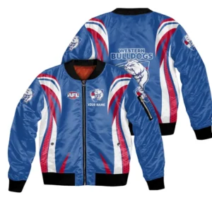 Western Bulldogs AFL Bomber Jacket AFL10121024037, Gift For Fan Western Bulldogs