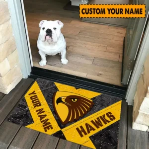 Hawthorn AFL Doormat AFL10121024049, Gift For Fan Hawthorn