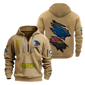 Adelaide Crows AFL Hoodie Half Zipper AFL10121024060, Gift For Fan Adelaide Crows