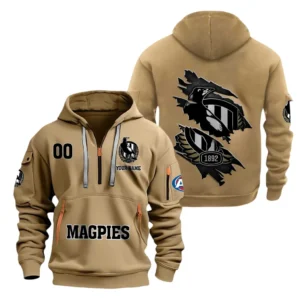 Collingwood AFL Hoodie Half Zipper AFL10121024063, Gift For Fan Collingwood