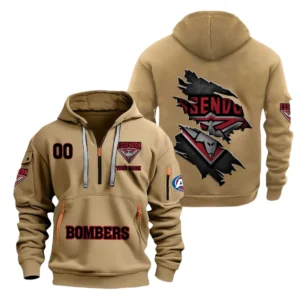 Essendon AFL Hoodie Half Zipper AFL10121024064, Gift For Fan Essendon