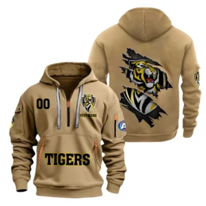 Richmond AFL Hoodie Half Zipper AFL10121024073, Gift For Fan Richmond