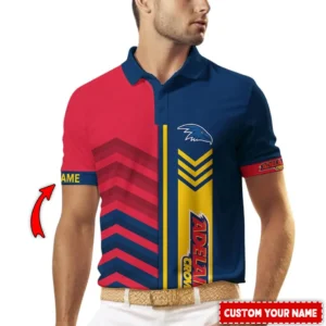 Adelaide Crows AFL Polo Shirt AFL11121024012, Gift For Fan Adelaide Crows