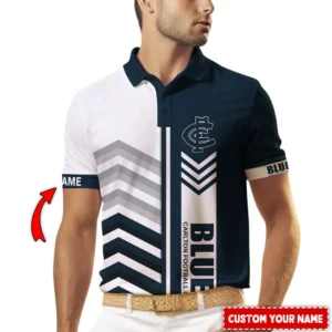 Carlton AFL Polo Shirt AFL11121024013, Gift For Fan Carlton
