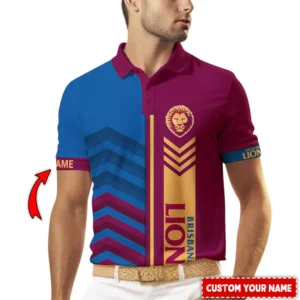 Brisbane Lions AFL Polo Shirt AFL11121024014, Gift For Fan Brisbane Lions