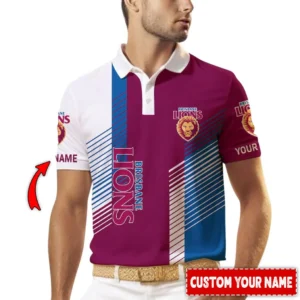 Brisbane Lions AFL Polo Shirt AFL11121024027, Gift For Fan Brisbane Lions