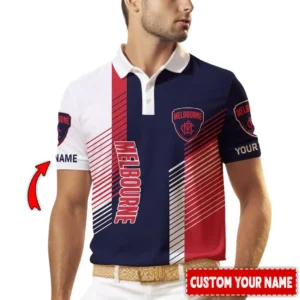 Melbourne Demons AFL Polo Shirt AFL11121024032, Gift For Fan Melbourne Demons