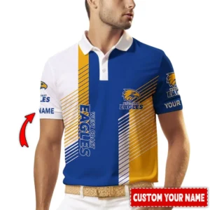 West Coast Eagles AFL Polo Shirt AFL11121024035, Gift For Fan West Coast Eagles